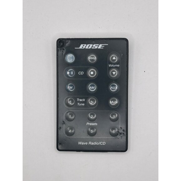 Bose Wave Radio/CD Remote Control Replacement Black Compact & Functional - Picture 1 of 2